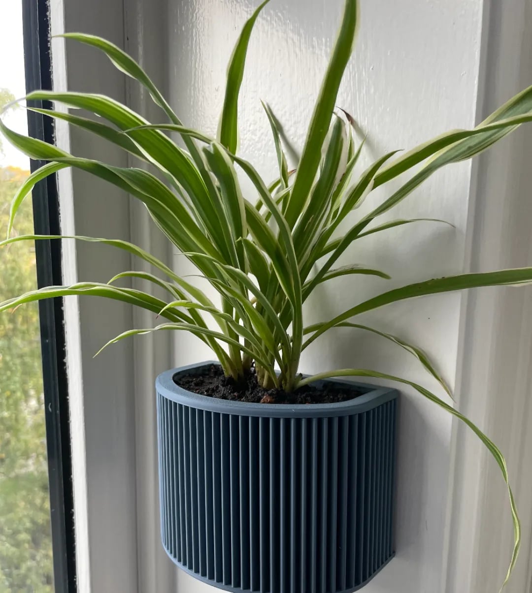 Wall Planter - No nails/screws 3d model
