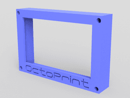 Display holder for 5" display (BIGTREETECH PI TFT50) for Anycubic i3 Mega (S) 3d model