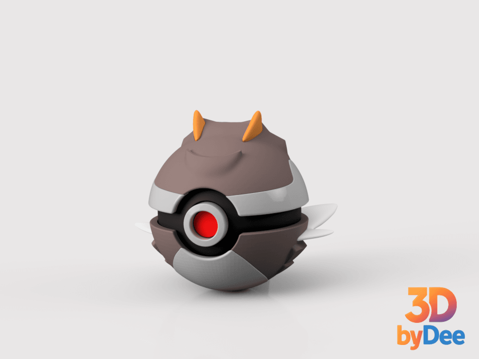 Tryrunt Poke Ball 3d model