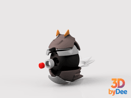 Tryrunt Poke Ball 3d model