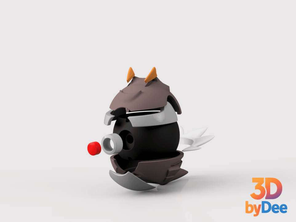 Tryrunt Poke Ball 3d model