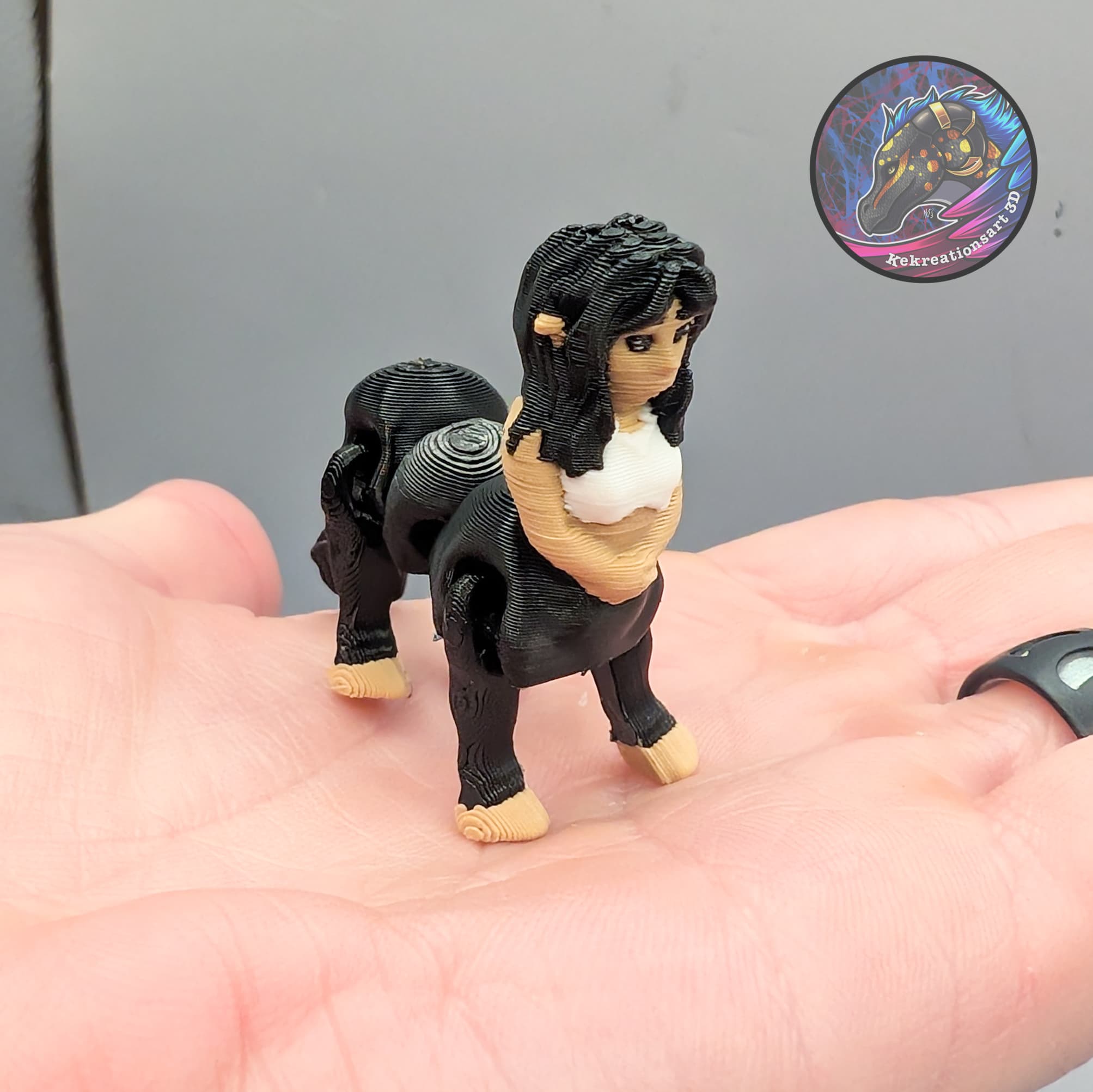 nano flexi centaur lady 3d model