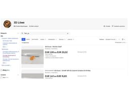 Someone sells YOUR DESIGNS on EBAY and make Money with ! 3d model