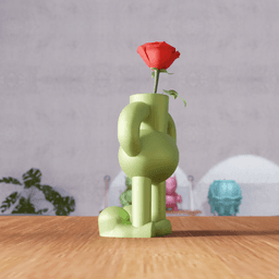 Character Planter - Modern Cartoon Vase 3d model