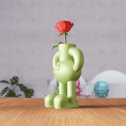 Character Planter - Modern Cartoon Vase 3d model