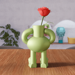 Character Planter - Modern Cartoon Vase 3d model