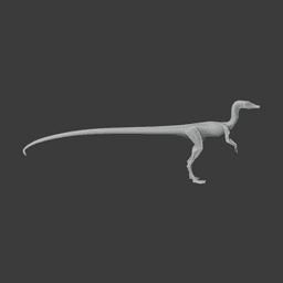 Compsognathus 3d model