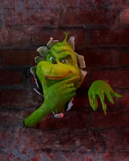 Amazing Grinch Wall Hanging-Perfect for Christmas 3d model