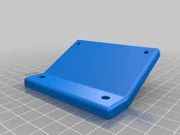 Raspberry Pi Official 7 Inch LCD 30° Mount/Bracket for 2020 Extrusions FLSUN SR 3d model