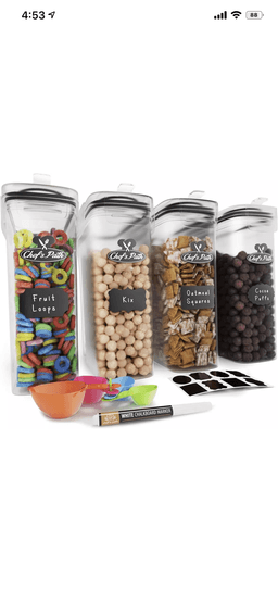 Silica Gel Tray to dry your filaments for an especific container - Chef's Path Cereal Container