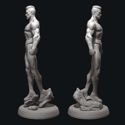 Superhero FREE 3D Print model 3d model