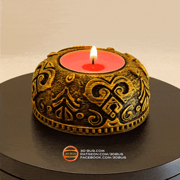 Tealight Holder 003 3d model