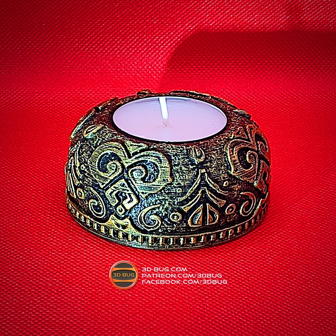 Tealight Holder 003 3d model