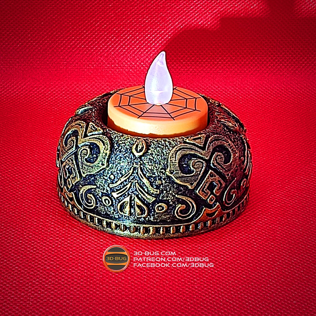 Tealight Holder 003 3d model