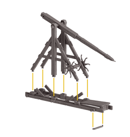 Trebuchet | Articulated Tabletop Siege Engine 3d model