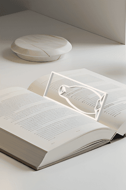 Rocket Bookmark, Creativity Bookmark, Gift Idea 3d model