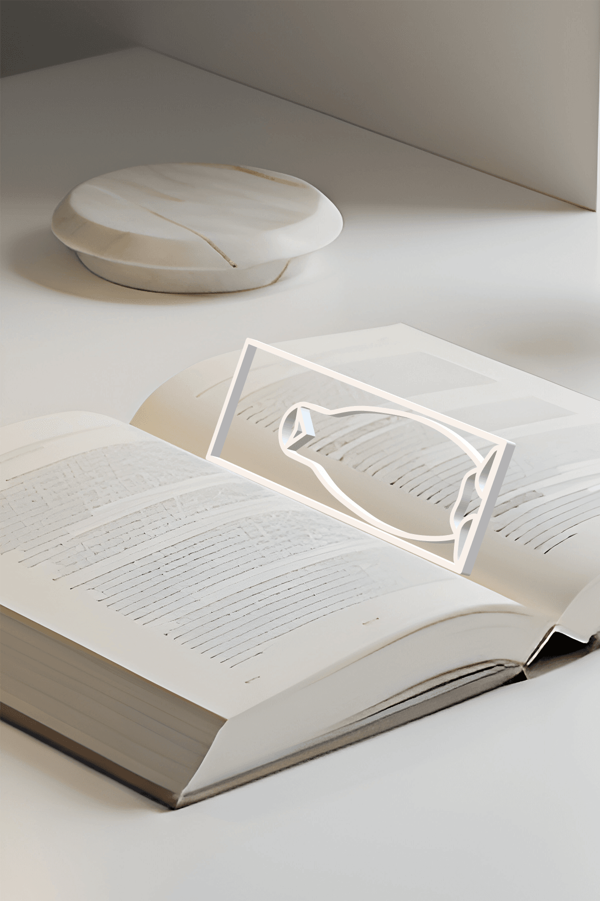 Rocket Bookmark, Creativity Bookmark, Gift Idea 3d model