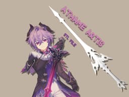 Genshin Impact Athame Artis STL • 3D Printable Cosplay Weapon • Genshin Prop File 3d model