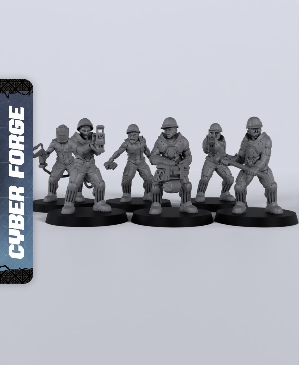 Dockers - With Free Cyberpunk - Sci-Fi Gift Ideas for RPG and Wargamers 3d model