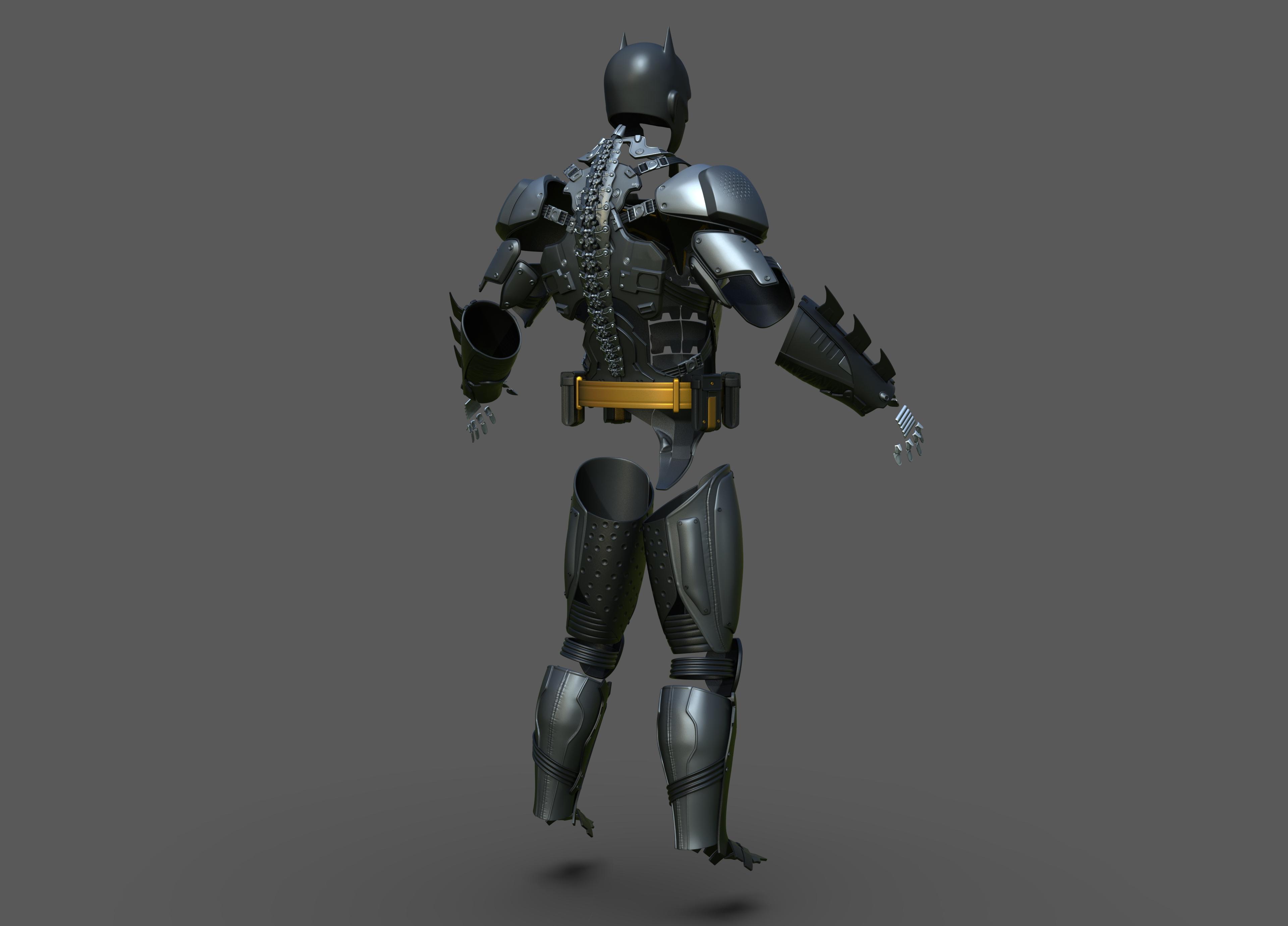 Batman Advanced Suit  3d model