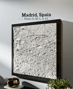 Madrid, Spain - S, M, L & XL 3d model