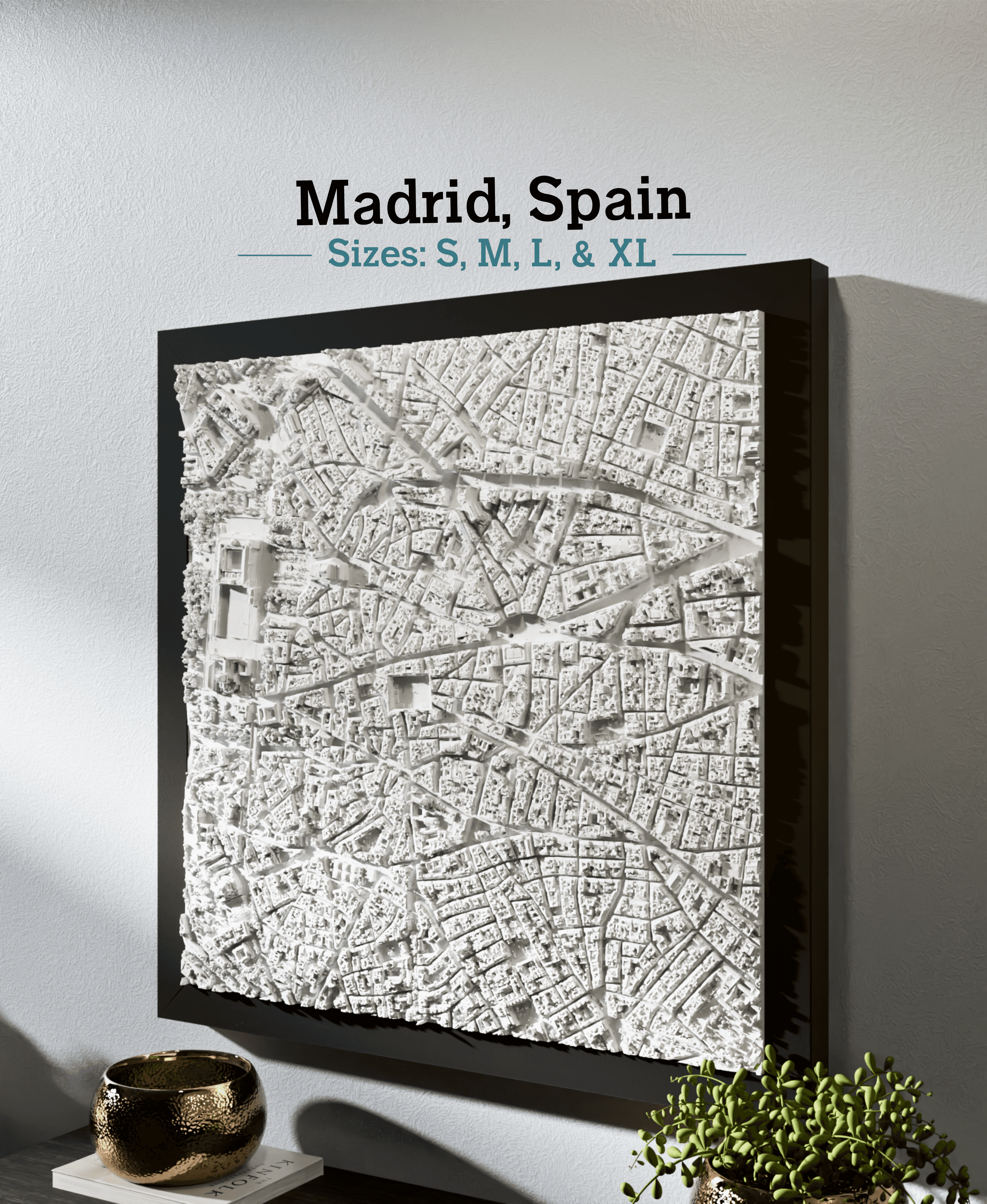 Madrid, Spain - S, M, L & XL 3d model