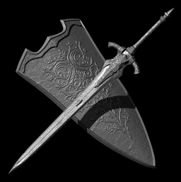 ULTIMATE PACK ARTORIAS Greatsword And Greatshield Life Size STL Fan Art Models 3d model