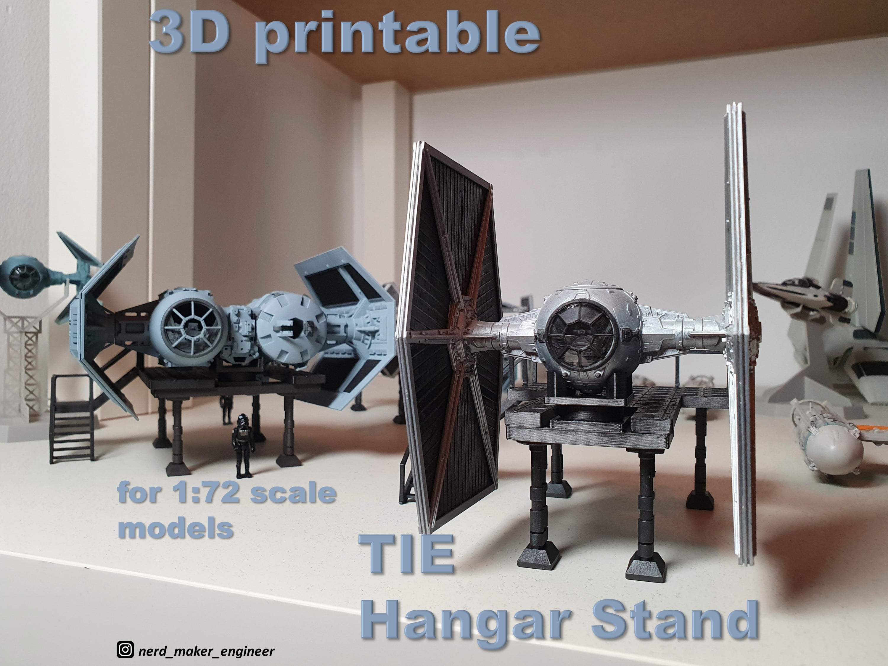 TIE Hangar Stand 3d model