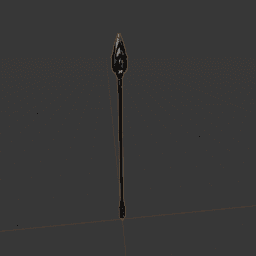 Fantasy Magic Staff v2 3d model