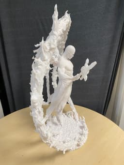 Printed by Upscalling to 750% and cutting in to multiple pieces... Thx for this great Model 3d model