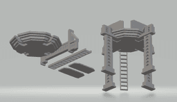 FHW: Modular Work Platform v1 (BoD) 3d model