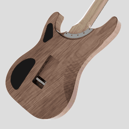 Washburn N4 Nuno Bettencourt Signature radius 12" for CNC 3d model