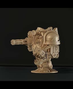 Support-Free FDM | Sci-Fi Leviathan Mech – Abyssal Wardens | No Supports 3d model