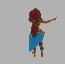 Exotic Tribal Dancer – Warrior Princess Figure v2 3d model