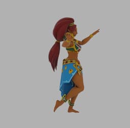 Exotic Tribal Dancer – Warrior Princess Figure v2 3d model