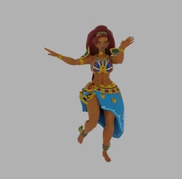 Exotic Tribal Dancer – Warrior Princess Figure v2 3d model