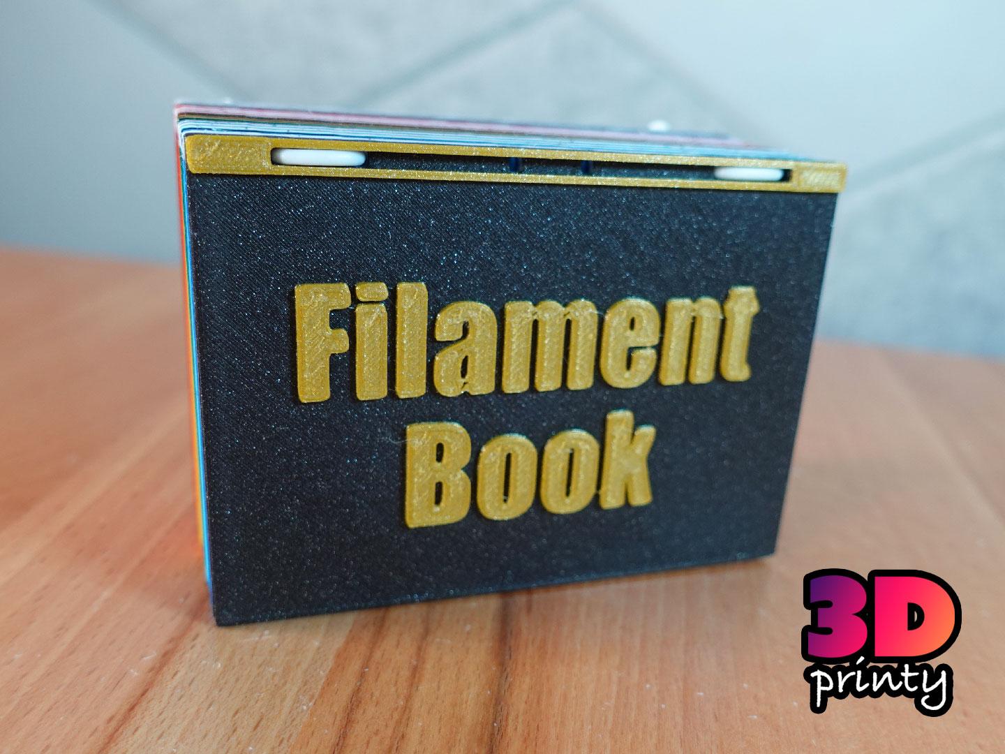 Filament Swatch Book - OpenSCAD 3d model