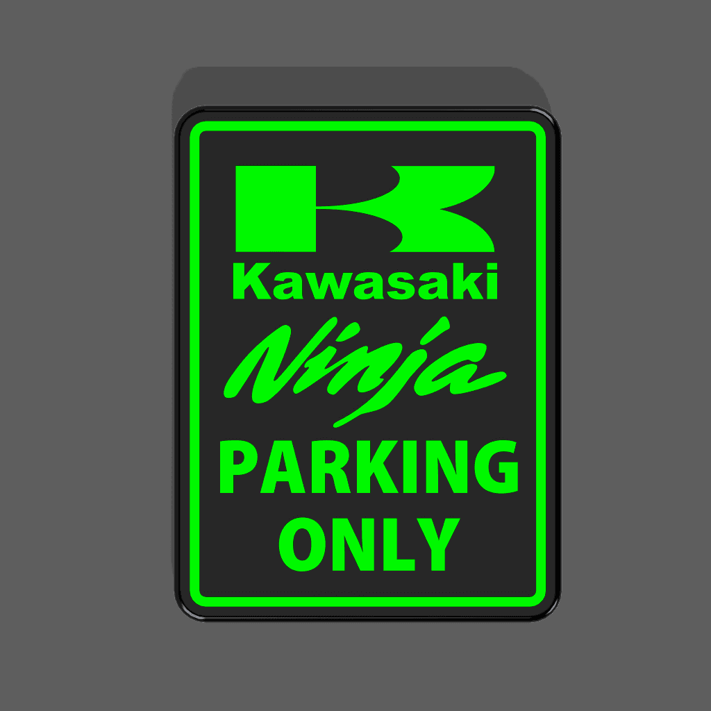 Kawasaki Ninja Sign 3d model