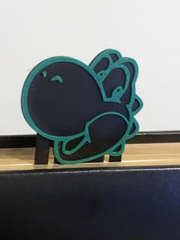 Yoshi Bookmark 3d model