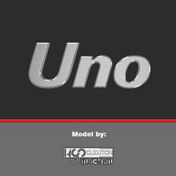 Emblemas Uno Mille 3d model