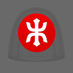 Red Ronin Chapter V10K Shoulder Circle Symbols 3d model