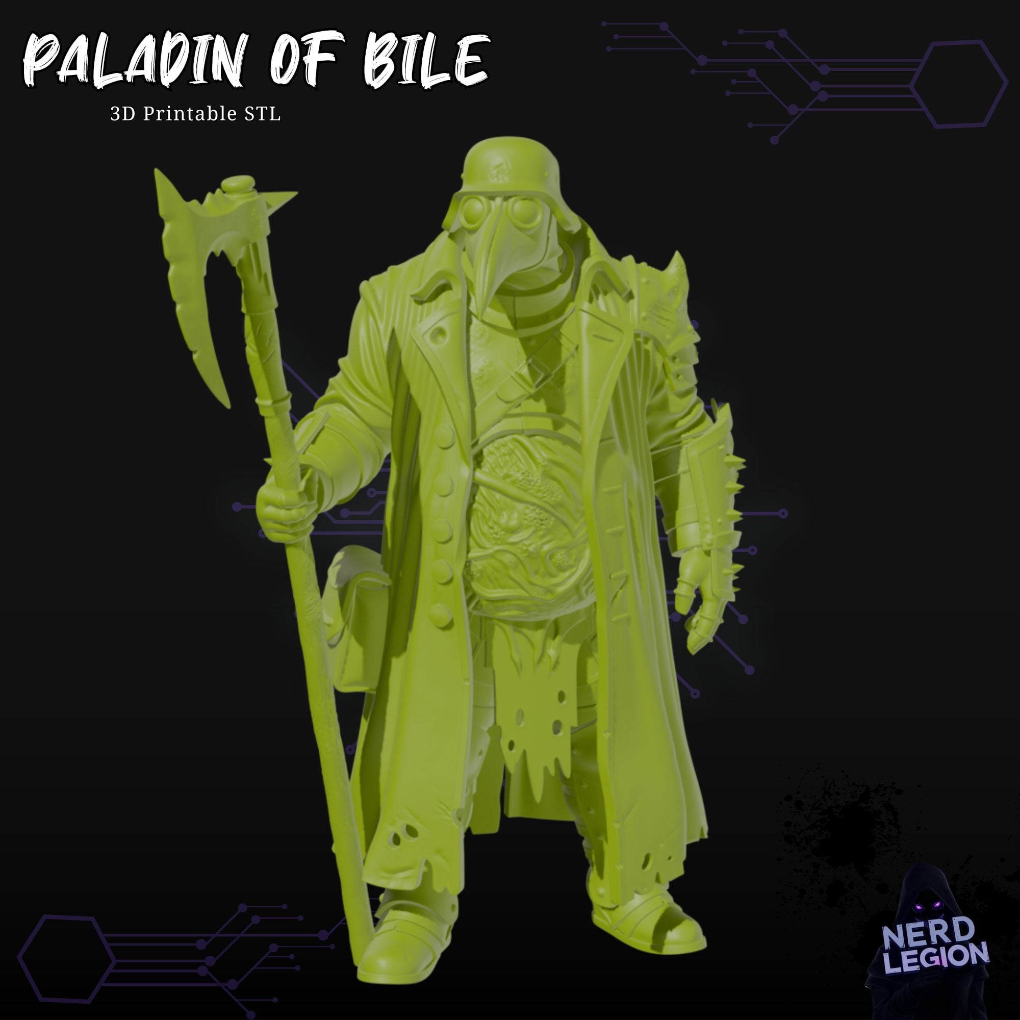 Paladin of Bile - Trench Warfare Model 3d model