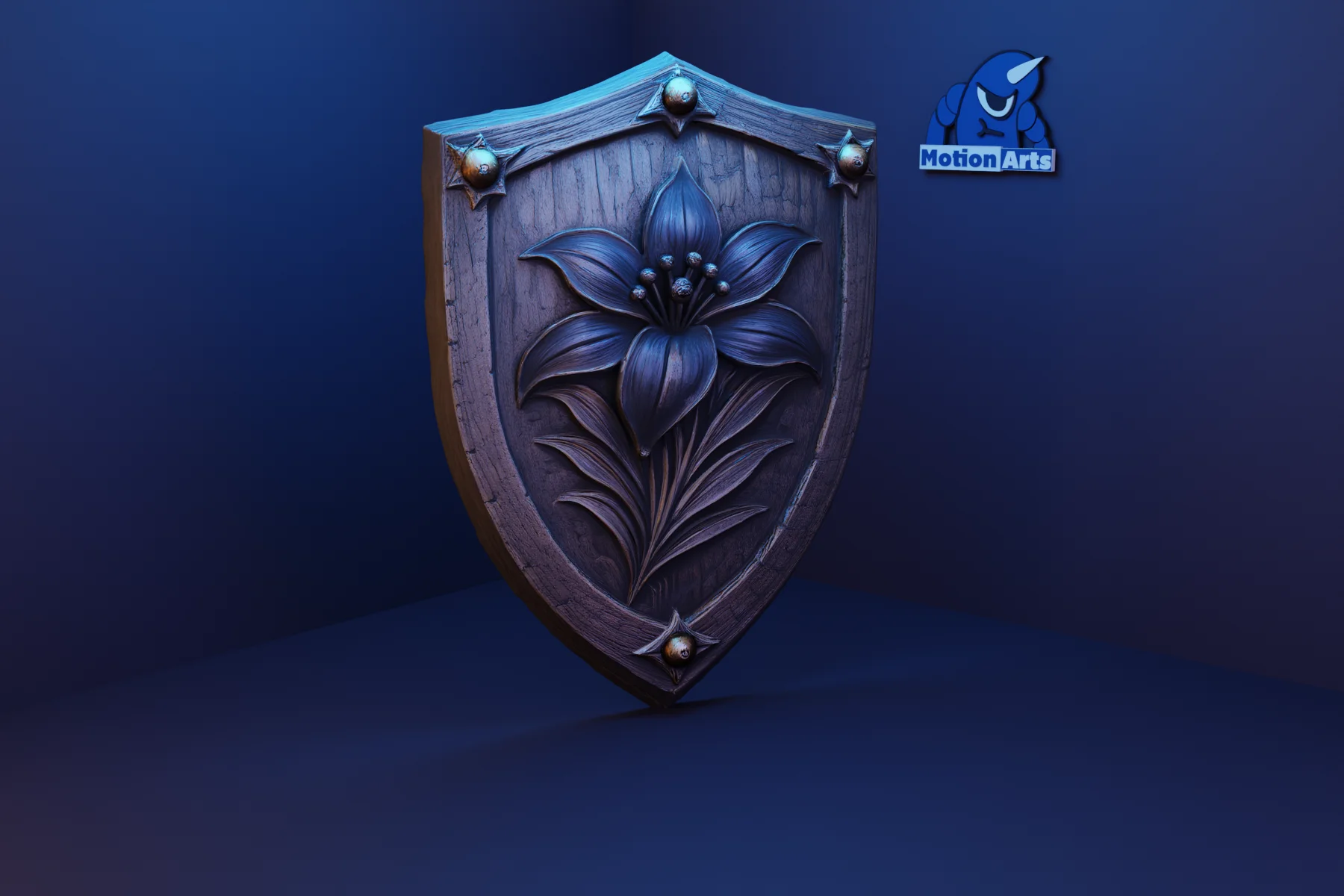Escudo Flores.stl 3d model