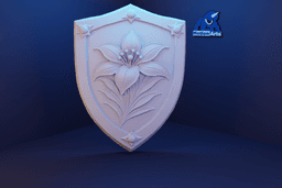 Escudo Flores.stl 3d model