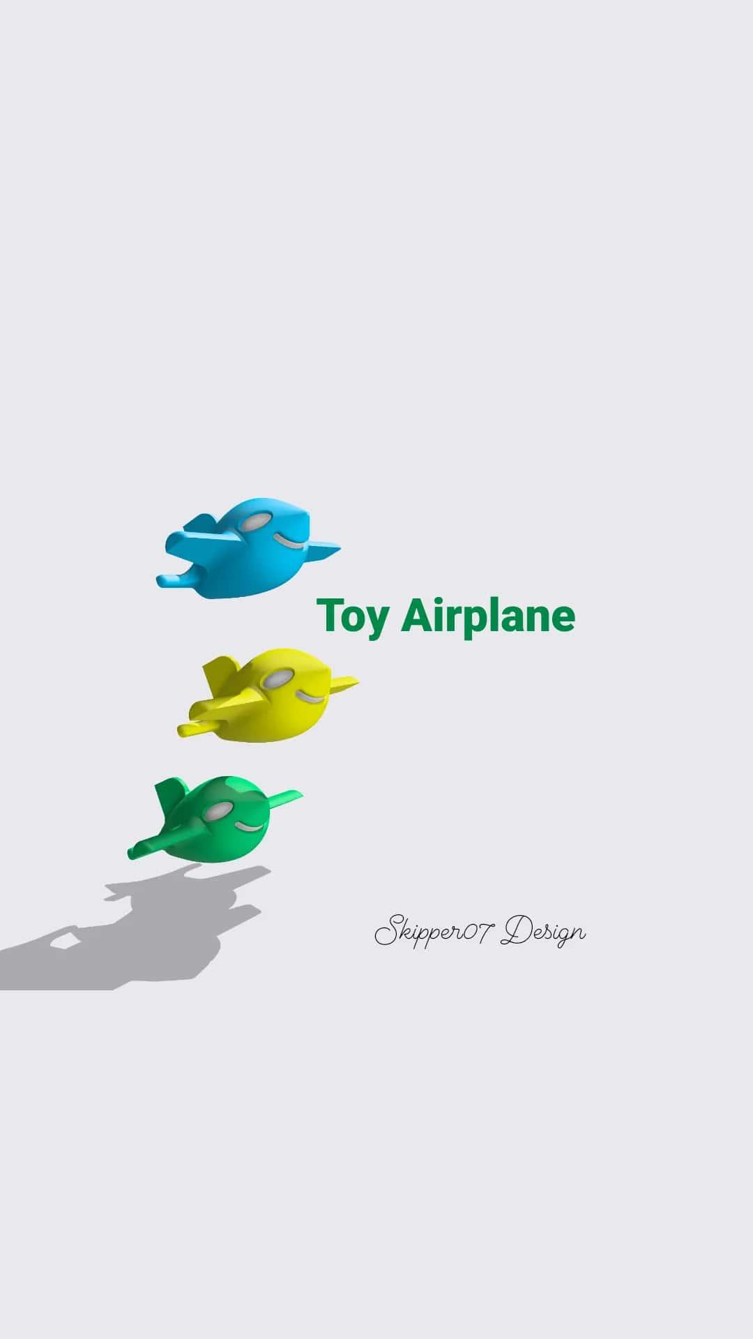 Toy Airplane  3d model