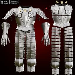 GRIFFITH GOLDEN AGE ARMOR life size cosplay - Berserk Fan Art STL 3d model