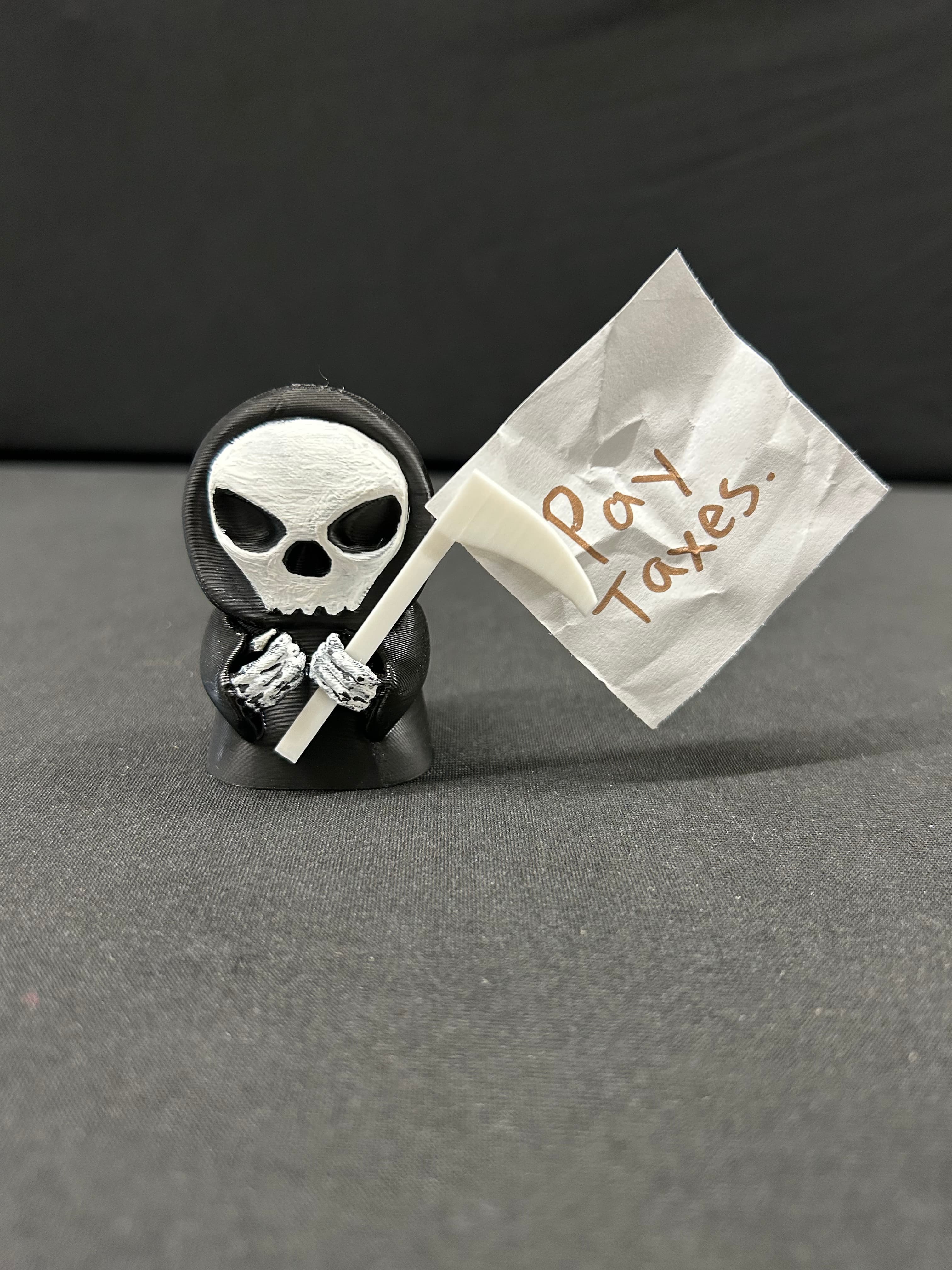 Grim Reaper Note Holder 2 3d model