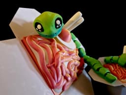 Noodles the Snake with Noodle box *Personal Use* 3d model
