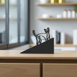 Door Stop, Cat Door Stopper, Door Back, 2 Different Models 3d model