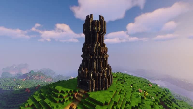 Minecraft Dark Tower 3d model